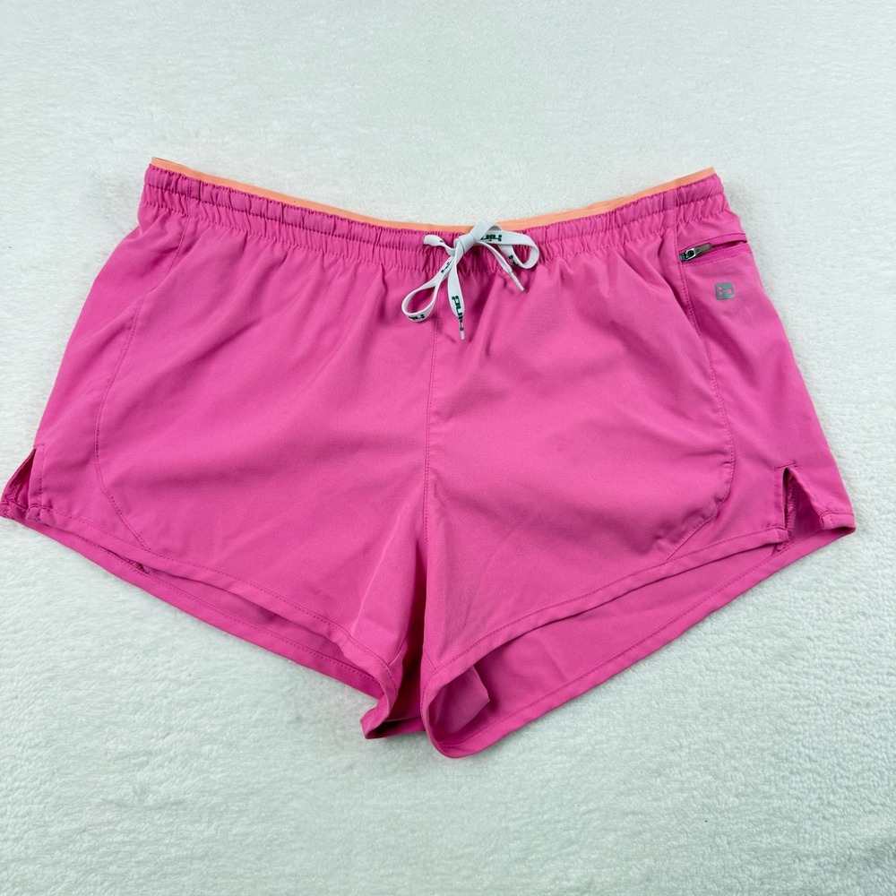 Hind Running Shorts‎ Womens Large Pink Athletic Gym Workout Activewear